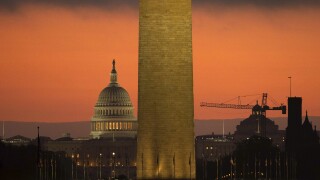 The U.S. Capitol, is seen on sunrise in Washington