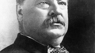 President Grover Cleveland poses for a photo on Aug. 9, 1892. 